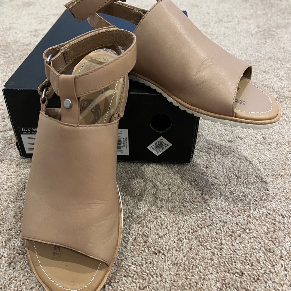 Sorel Sahara Mule Strap Sandals